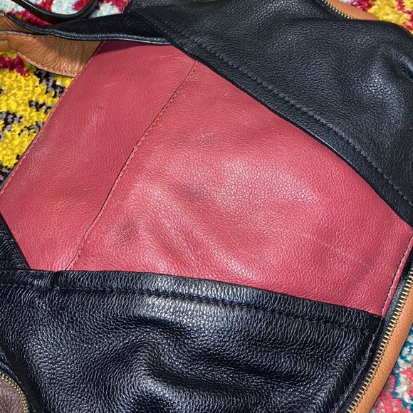 Oryany Lian Color Block Zip Satchel Bag - Picture 9 of 10